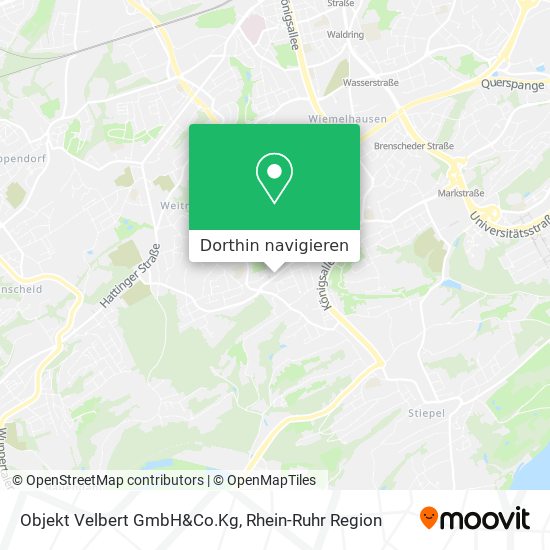 Objekt Velbert GmbH&Co.Kg Karte