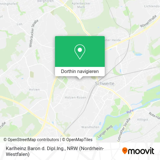 Karlheinz Baron d. Dipl.Ing. Karte