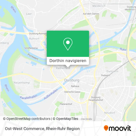 Ost-West Commerce Karte