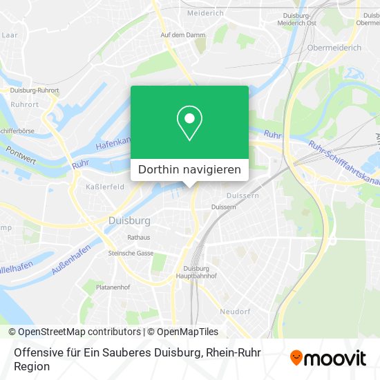 Offensive für Ein Sauberes Duisburg Karte