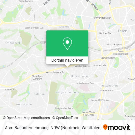 Asm Bauunternehmung Karte