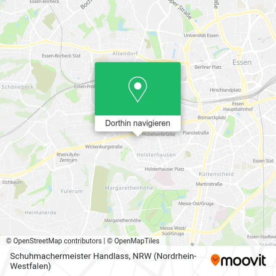 Schuhmachermeister Handlass Karte