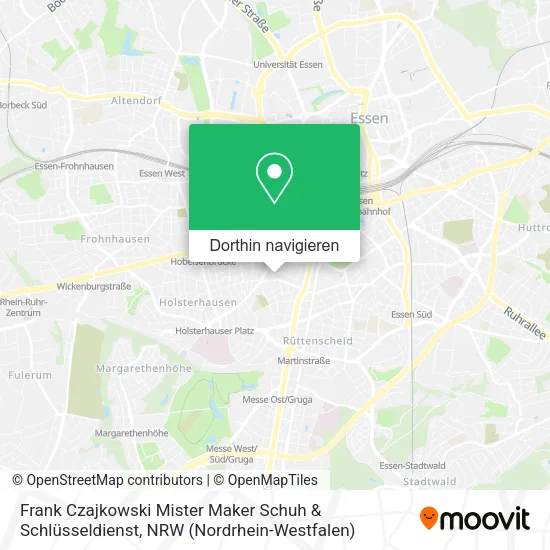 Frank Czajkowski Mister Maker Schuh & Schlüsseldienst Karte