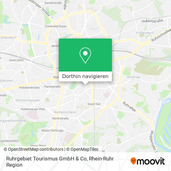 Ruhrgebiet Tourismus GmbH & Co Karte