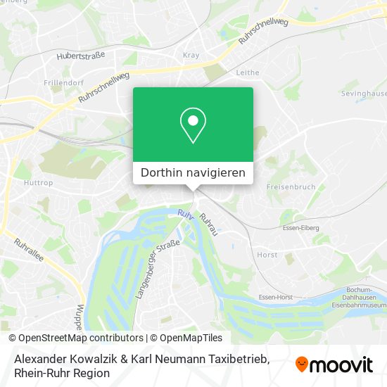Alexander Kowalzik & Karl Neumann Taxibetrieb Karte