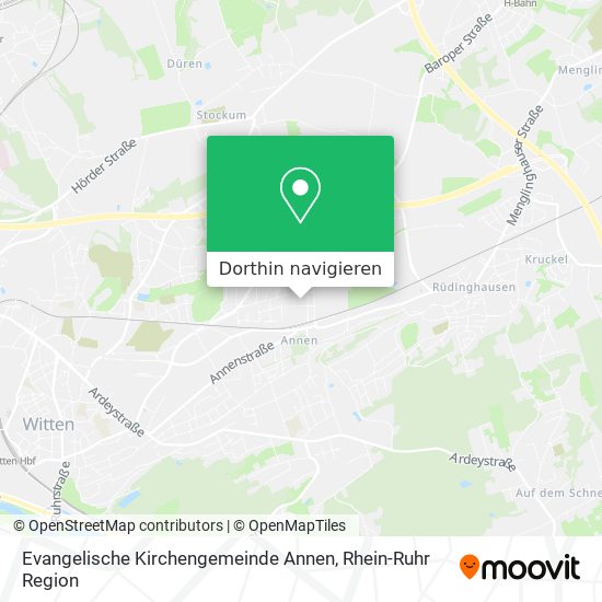 Evangelische Kirchengemeinde Annen Karte