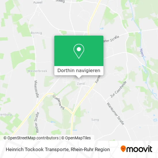 Heinrich Tockook Transporte Karte