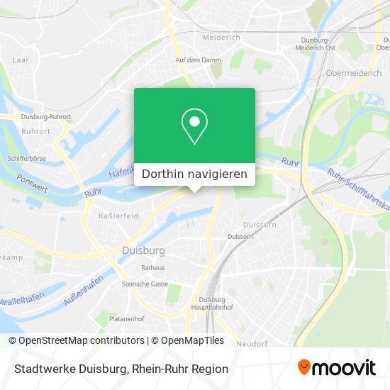 Stadtwerke Duisburg Karte