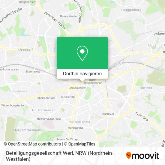 Beteiligungsgesellschaft Werl Karte