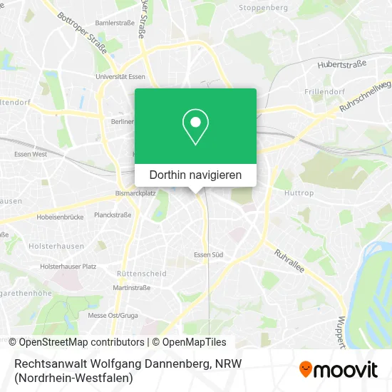 Rechtsanwalt Wolfgang Dannenberg Karte