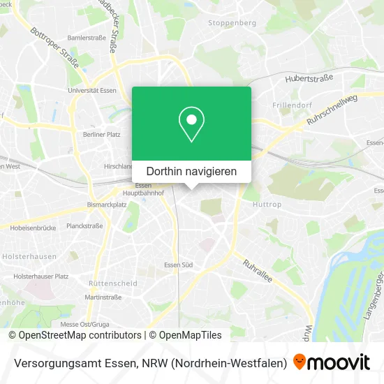 Versorgungsamt Essen Karte