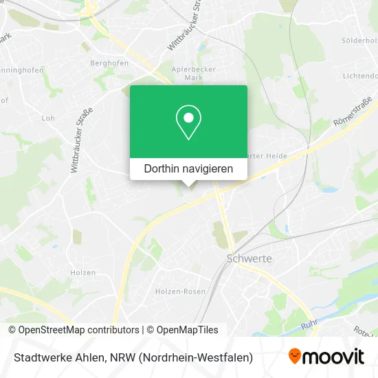 Stadtwerke Ahlen Karte