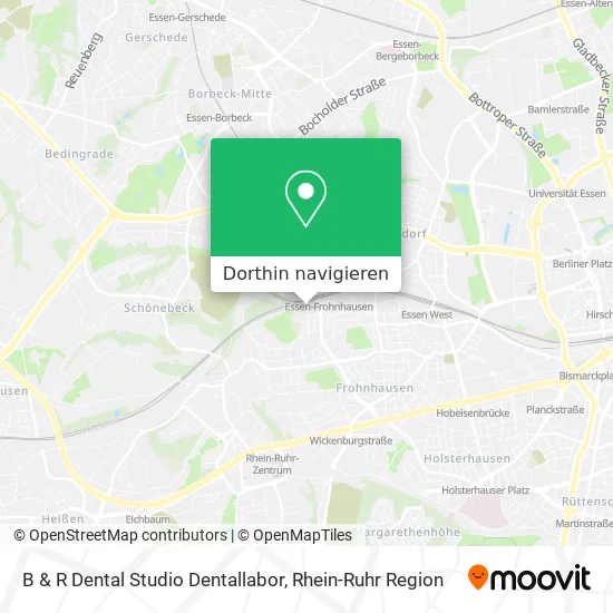 B & R Dental Studio Dentallabor Karte