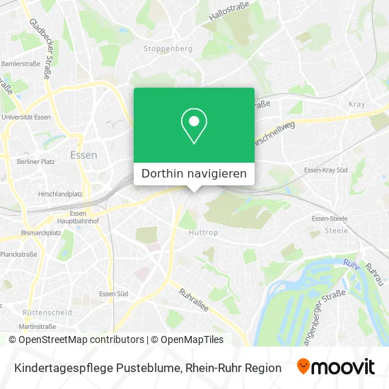 Kindertagespflege Pusteblume Karte