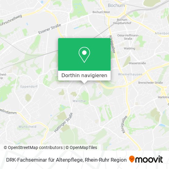 DRK-Fachseminar für Altenpflege Karte