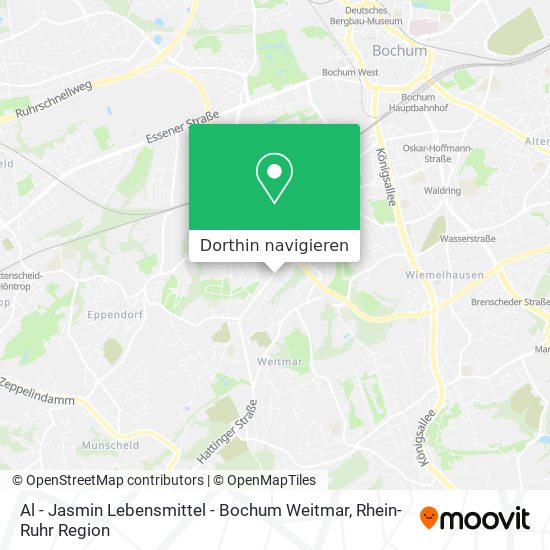 Al - Jasmin Lebensmittel - Bochum Weitmar Karte