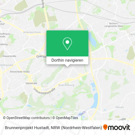 Brunnenprojekt Hustadt Karte