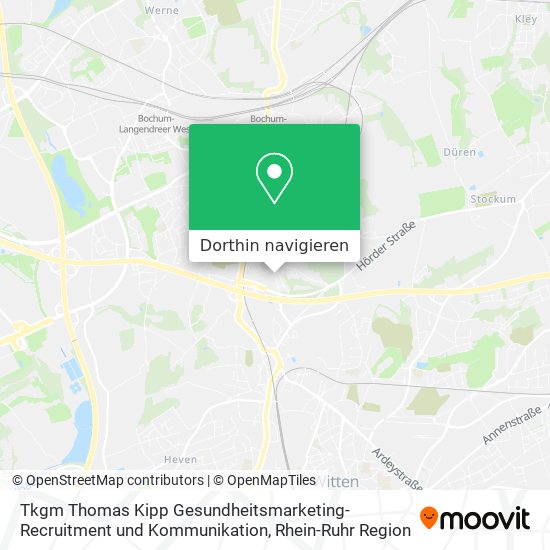 Tkgm Thomas Kipp Gesundheitsmarketing-Recruitment und Kommunikation Karte