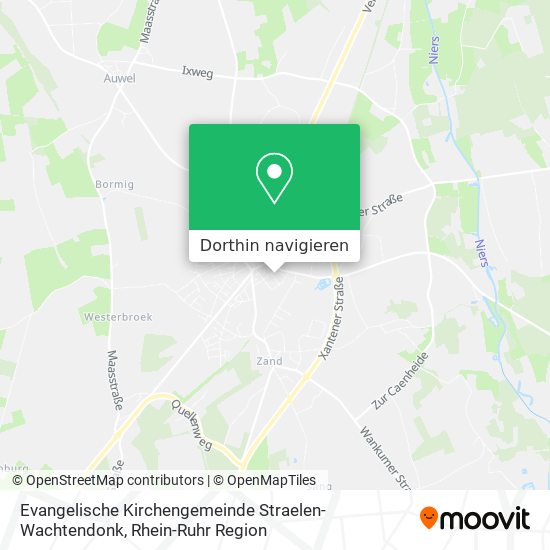 Evangelische Kirchengemeinde Straelen-Wachtendonk Karte