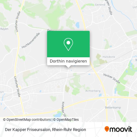 Der Kapper Friseursalon Karte