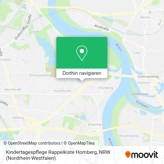 Kindertagespflege Rappelkiste Homberg Karte