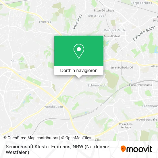 Seniorenstift Kloster Emmaus Karte