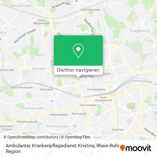 Ambulanter Krankenpflegedienst Kristina Karte