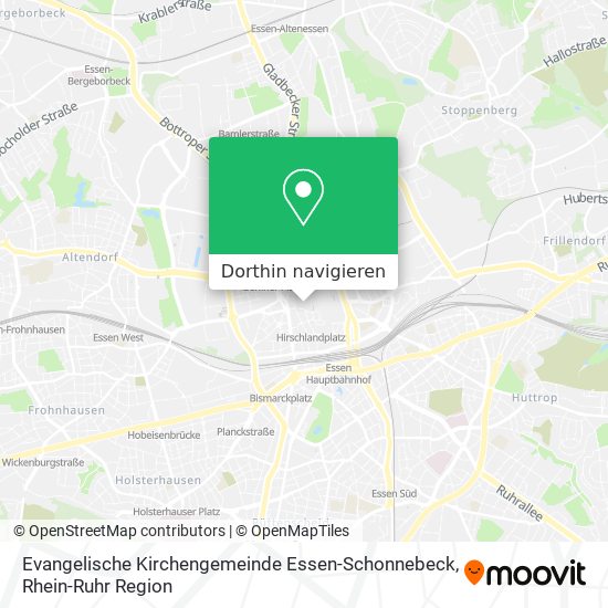 Evangelische Kirchengemeinde Essen-Schonnebeck Karte