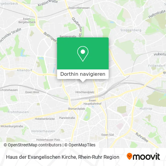 Haus der Evangelischen Kirche Karte