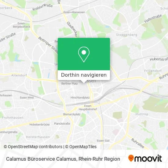 Calamus Büroservice Calamus Karte