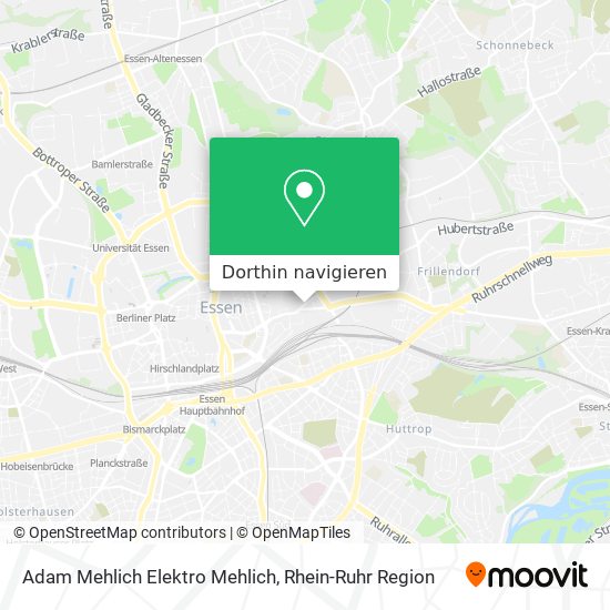 Adam Mehlich Elektro Mehlich Karte