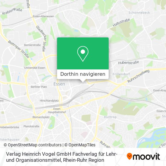 Verlag Heinrich Vogel GmbH Fachverlag für Lehr- und Organisationsmittel Karte