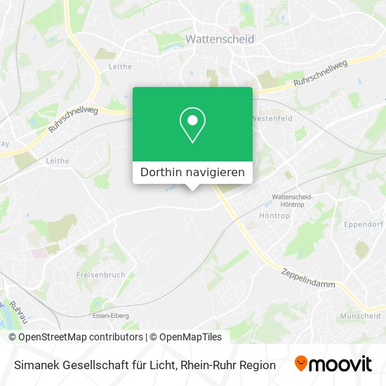Simanek Gesellschaft für Licht Karte