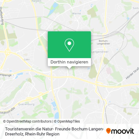 Touristenverein die Natur- Freunde Bochum-Langen- Dreerholz Karte
