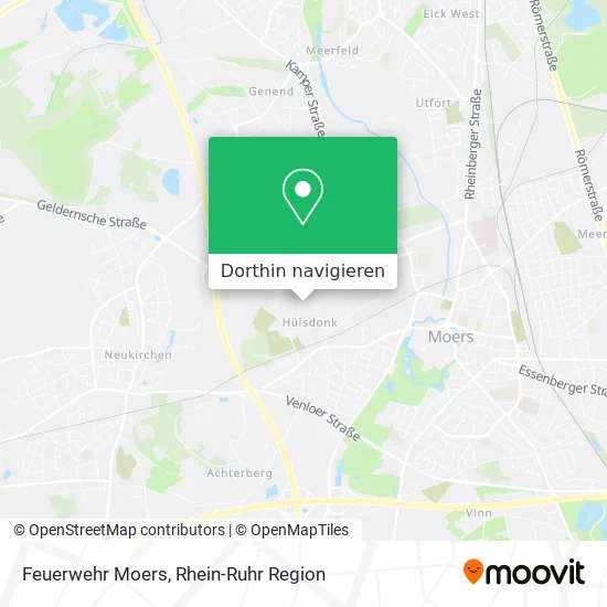 Feuerwehr Moers Karte