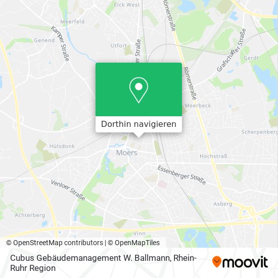 Cubus Gebäudemanagement W. Ballmann Karte