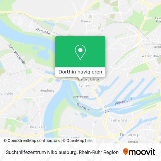 Suchthilfezentrum Nikolausburg Karte
