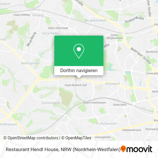 Restaurant Hendl House Karte