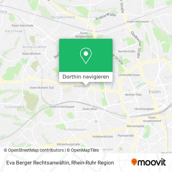 Eva Berger Rechtsanwältin Karte