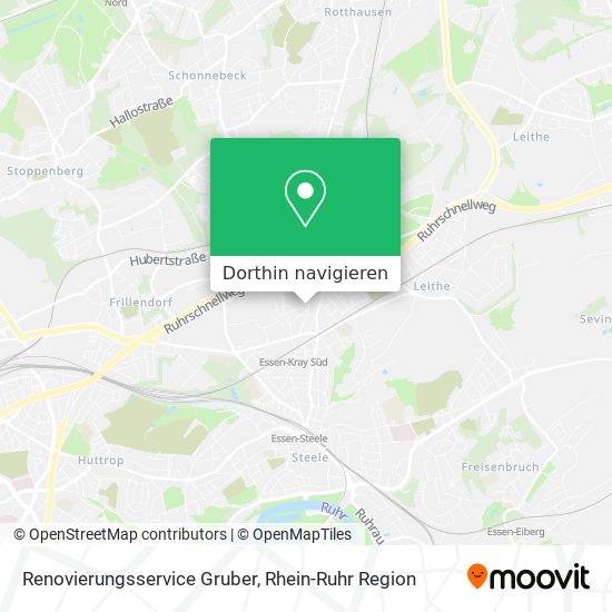 Renovierungsservice Gruber Karte