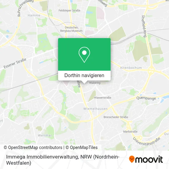 Immega Immobilienverwaltung Karte