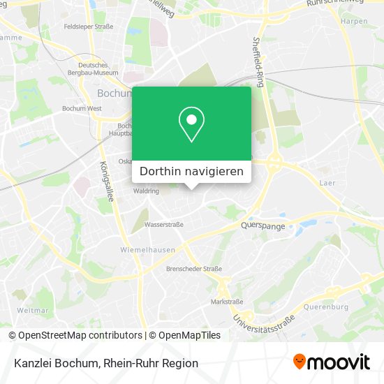 Kanzlei Bochum Karte