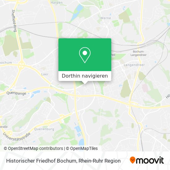 Historischer Friedhof Bochum Karte