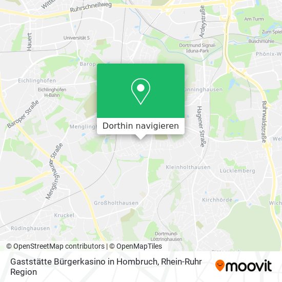 Gaststätte Bürgerkasino in Hombruch Karte