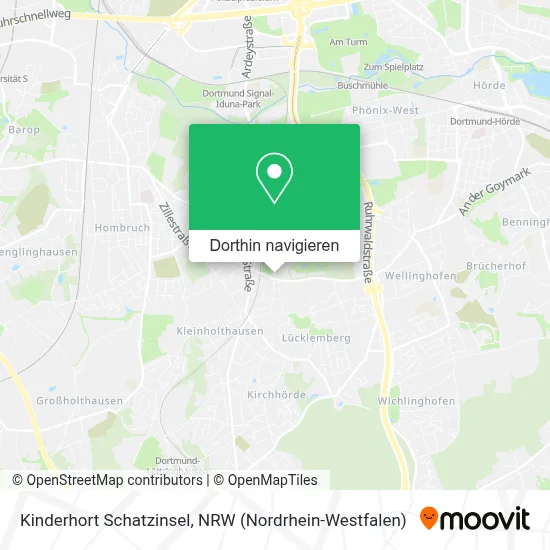 Kinderhort Schatzinsel Karte