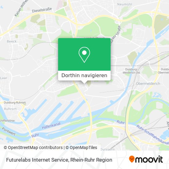 Futurelabs Internet Service Karte