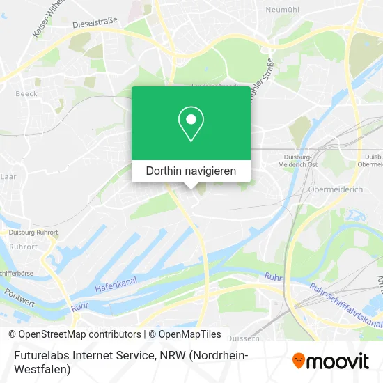 Futurelabs Internet Service Karte