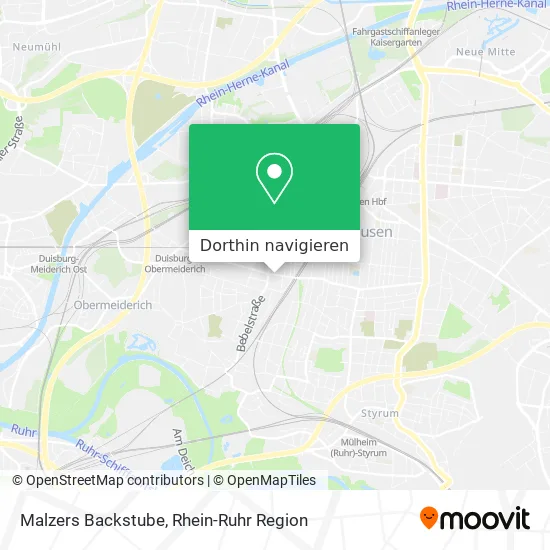 Malzers Backstube Karte