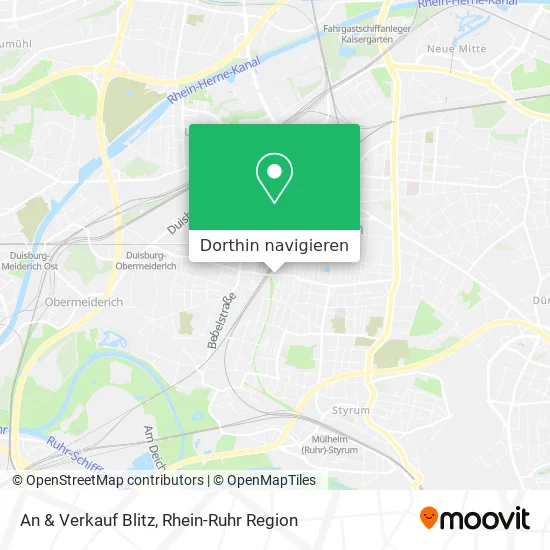 An & Verkauf Blitz Karte