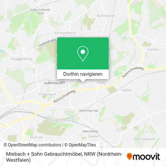 Miebach + Sohn Gebrauchtmöbel Karte